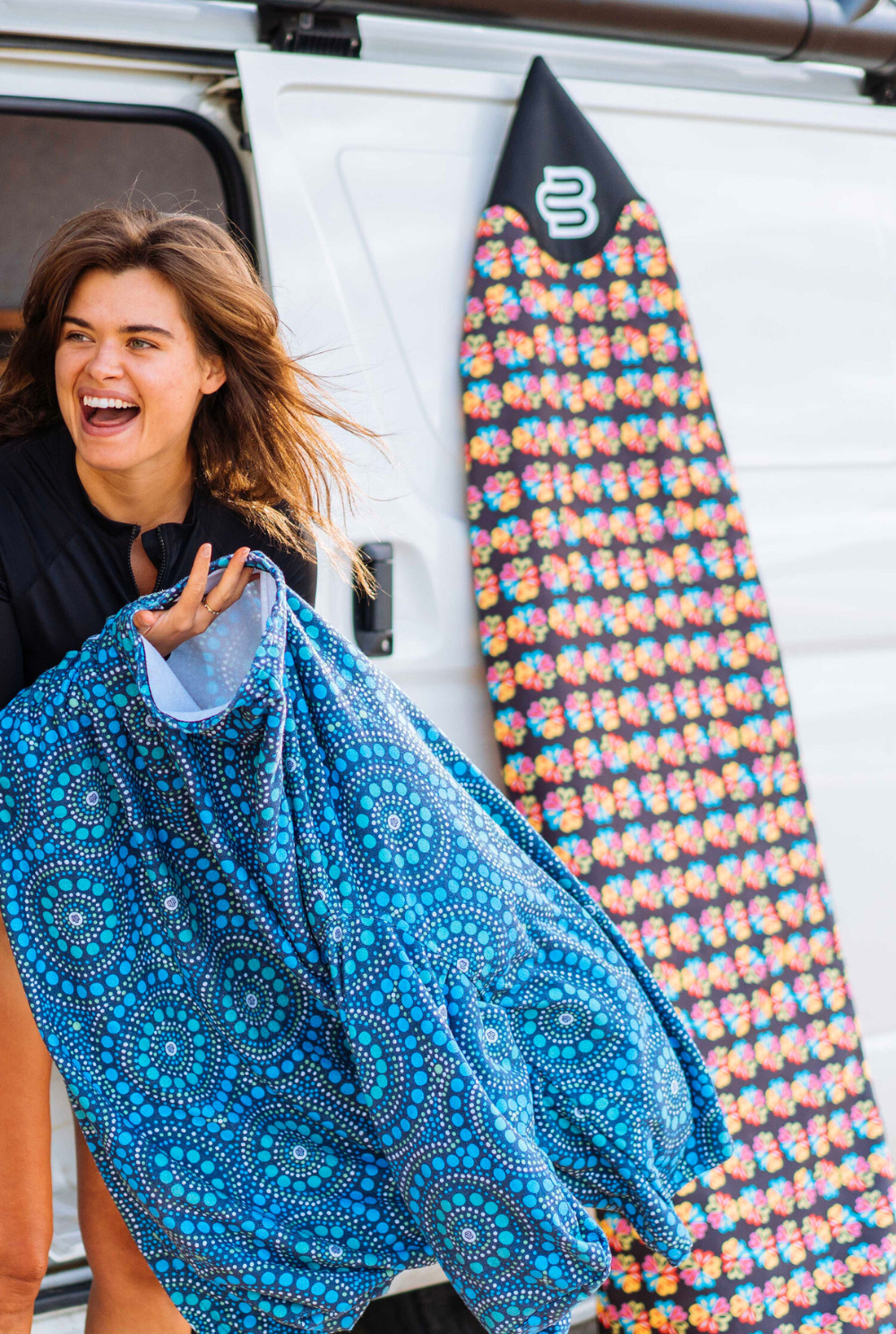 Alien Flower love Boardsox® Custom Fit Big Wave Gun Cover