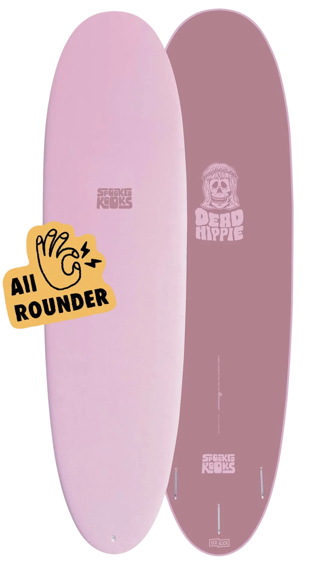 Spooked Kooks - DEAD HIPPIE 8'0" ソフトサーフボード - オーシャングローブ店のみでのお受け取り