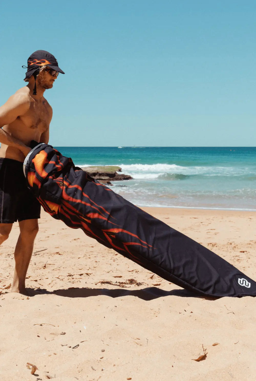 Flames - Longboard Surfboard Cover - BOARDSOX® Australia