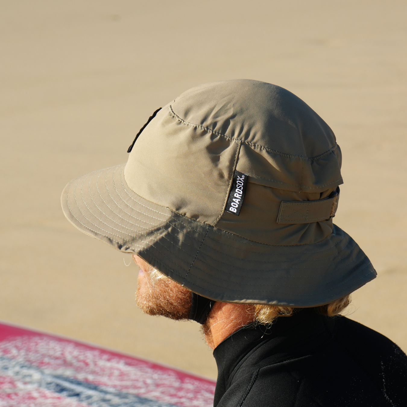 Khaki Boardsox Surf Hat