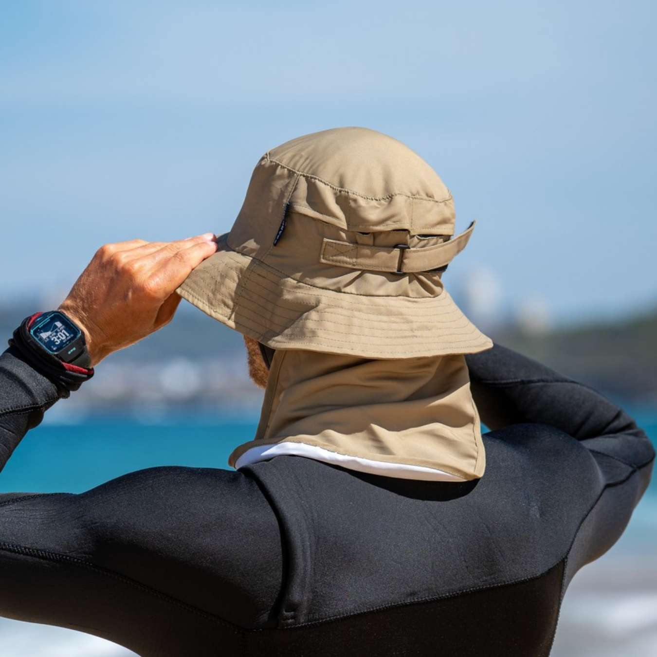 Khaki Boardsox Surf Hat