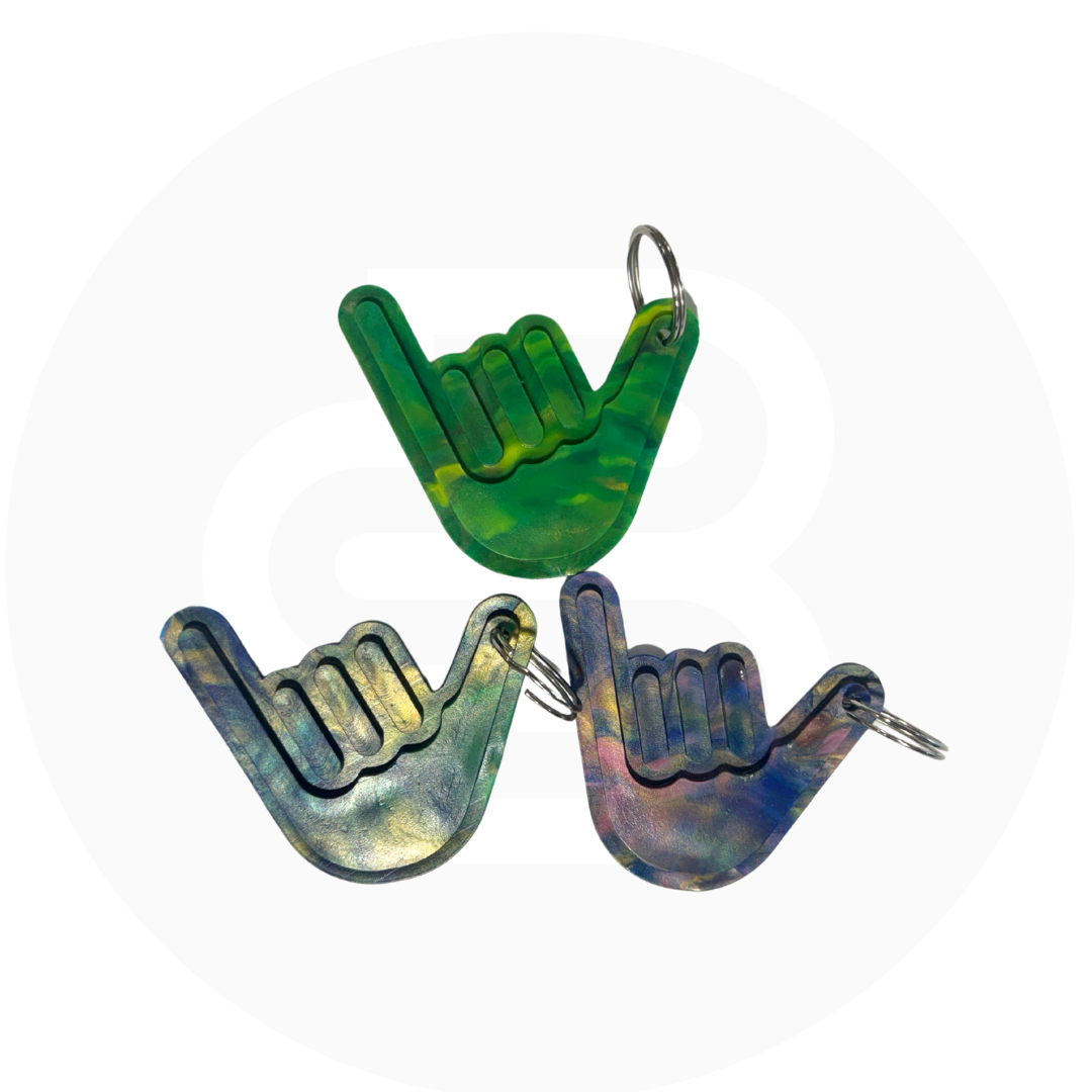 Shaka Recycled Bottle Top Keyring