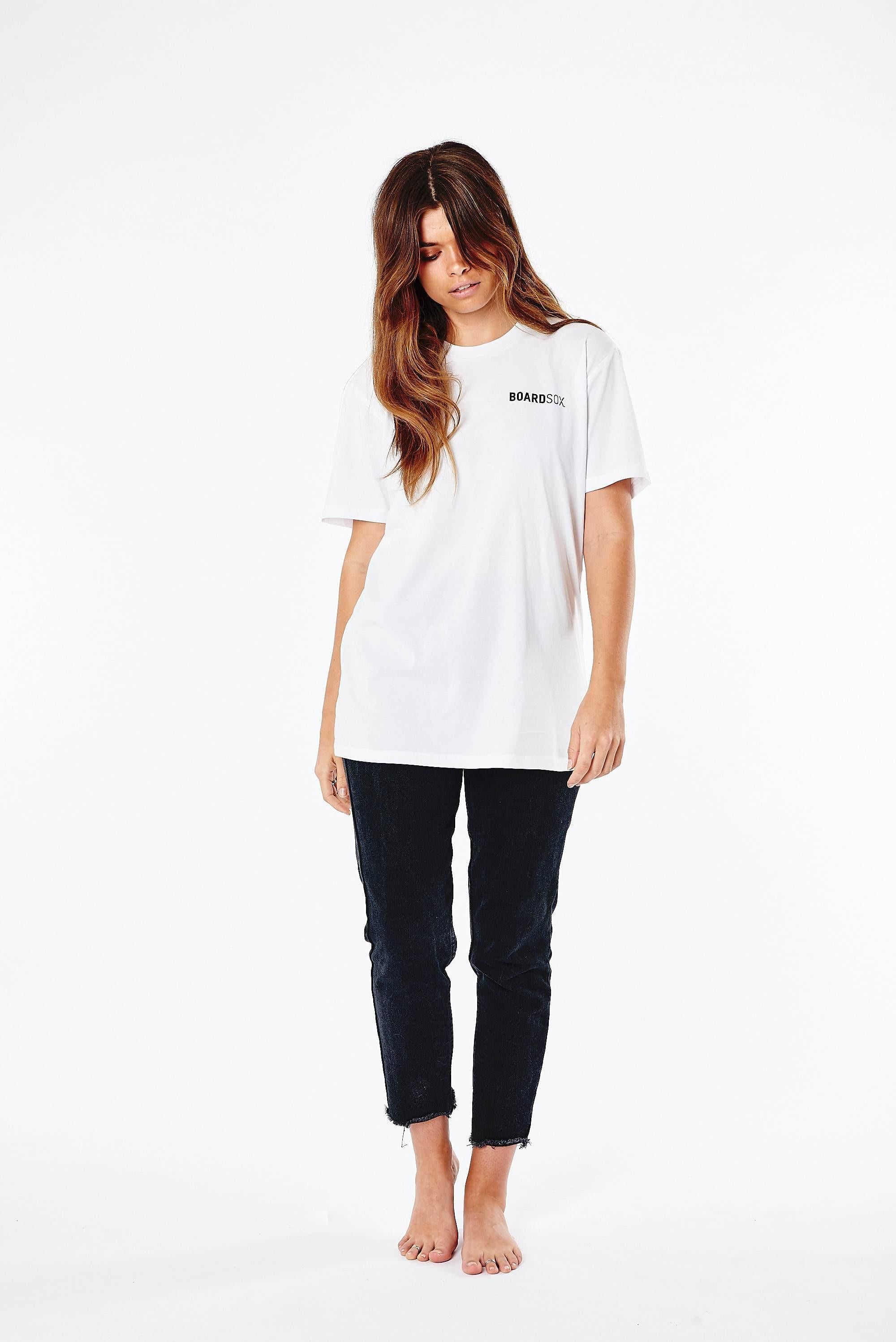 Boardsox® White T-Shirt unisex
