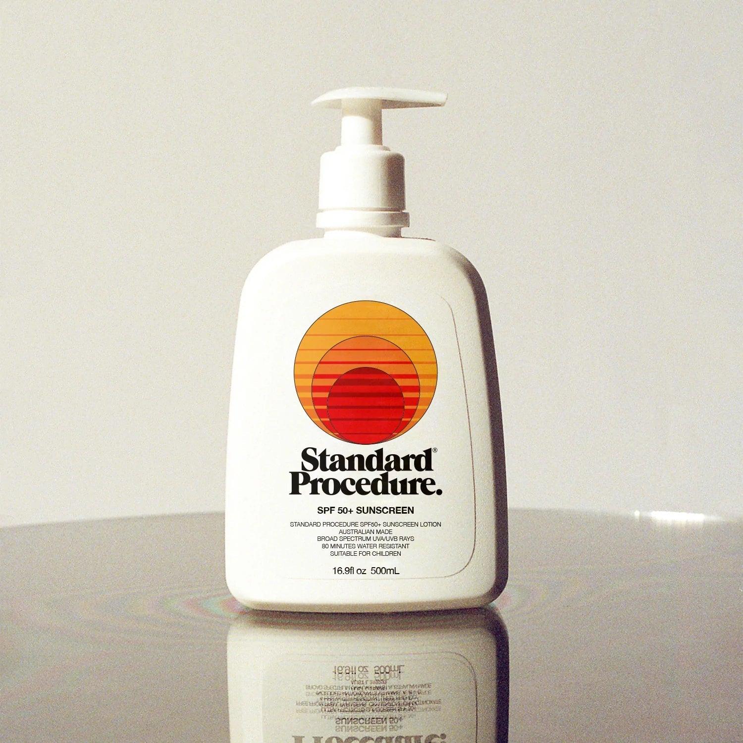 Standard Procedure Sunscreen for surfers -SPF 50+ 500ml - BOARDSOX® Australia