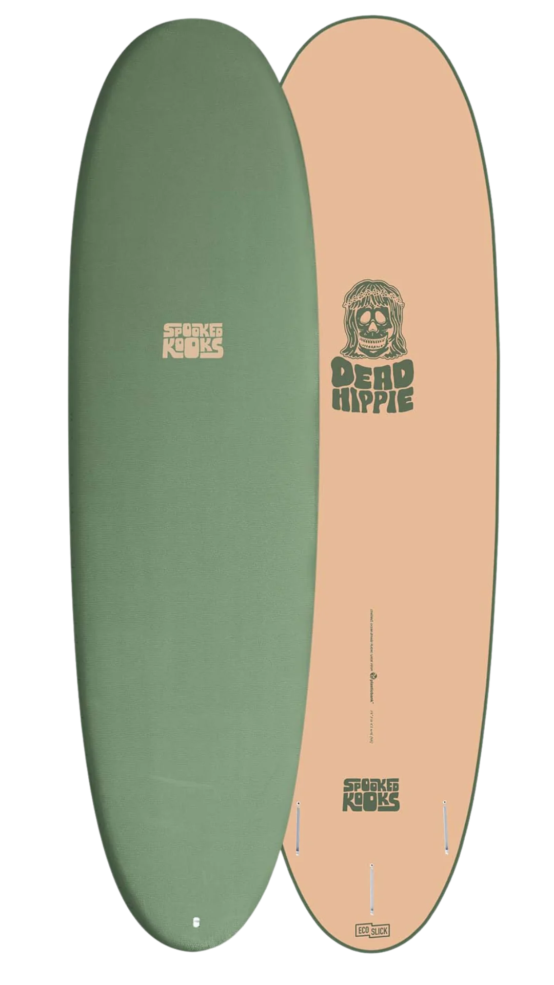Spooked Kooks - DEAD HIPPIE  8'0" Soft Surfboard - PICK UP OCEAN GROVE STORE ONLY
