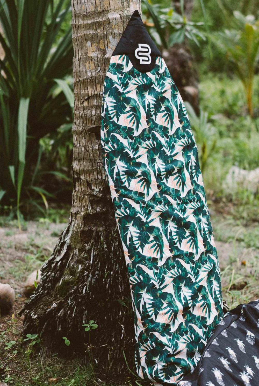 Green Leaf -  Shortboard Surfboard Cover