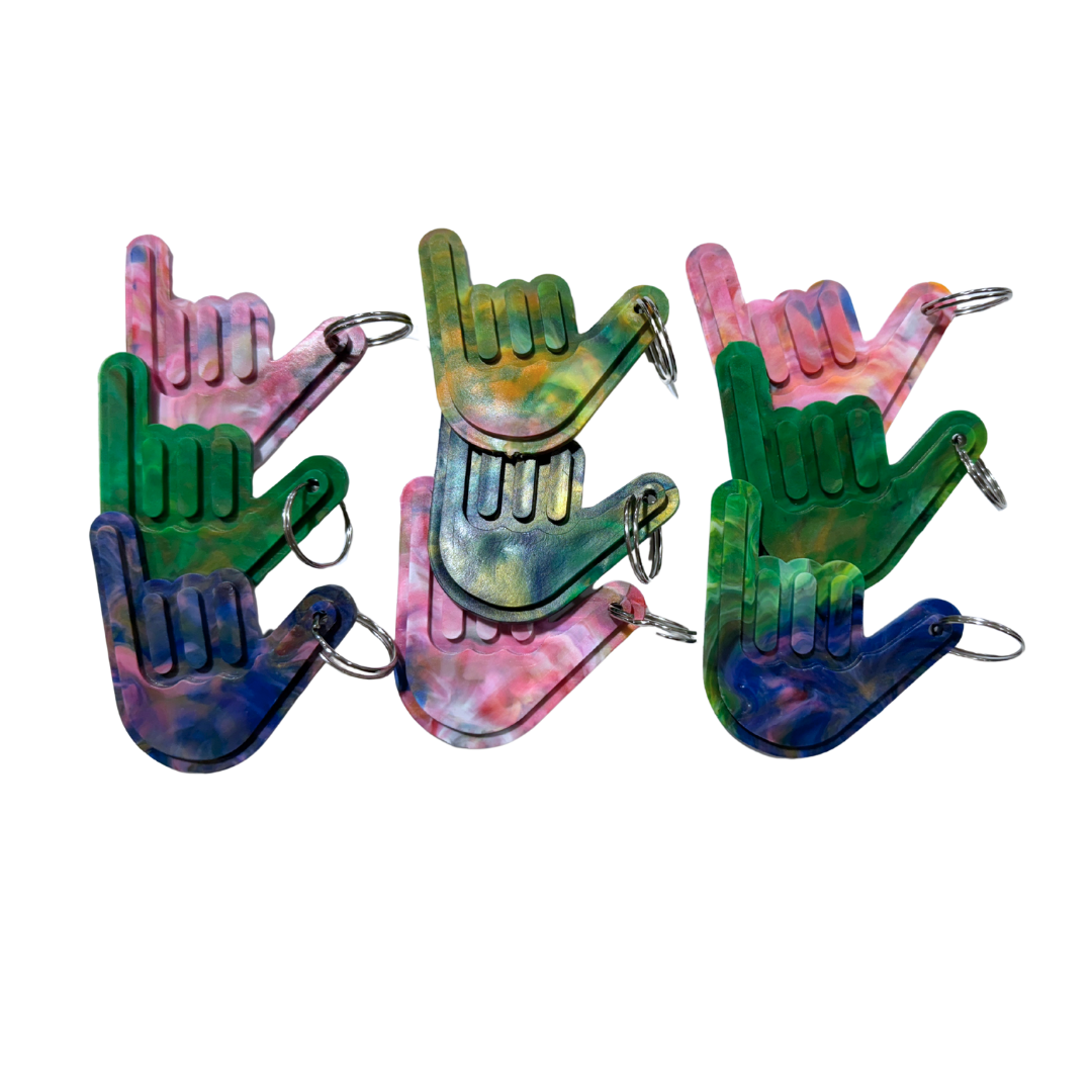 Shaka Recycled Bottle Top Keyring