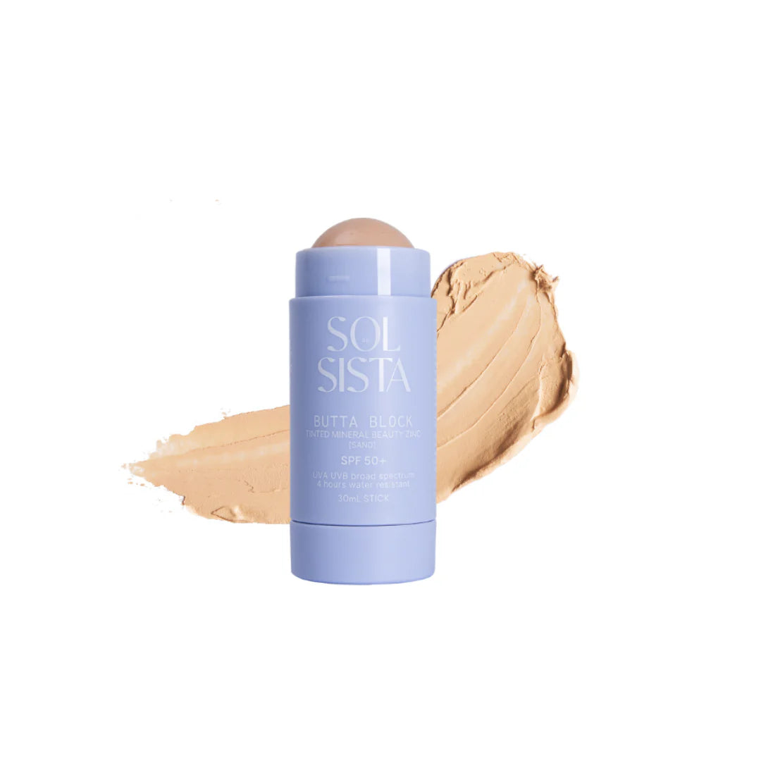 Butta Block SPF50+ Mineral Tinted Sunscreen/Beauty Zinc